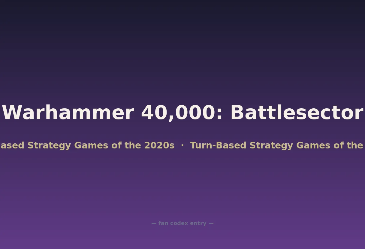 Warhammer 40,000: Battlesector