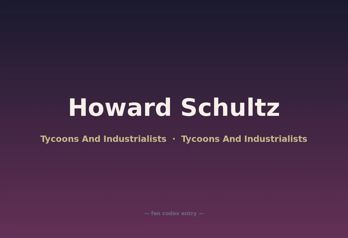 Howard Schultz