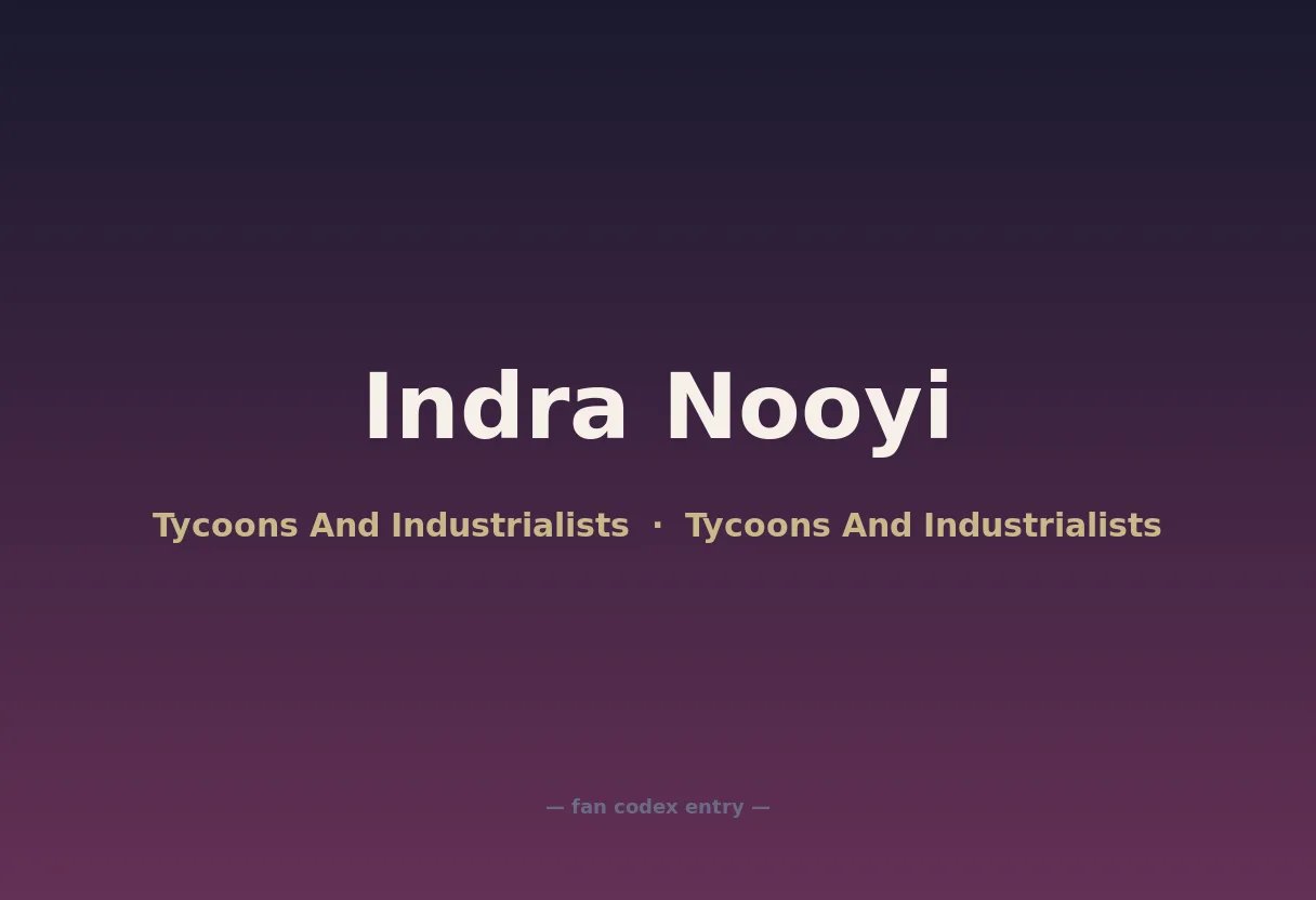 Indra Nooyi