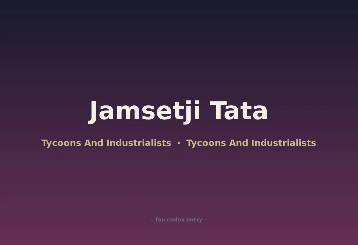 Jamsetji Tata