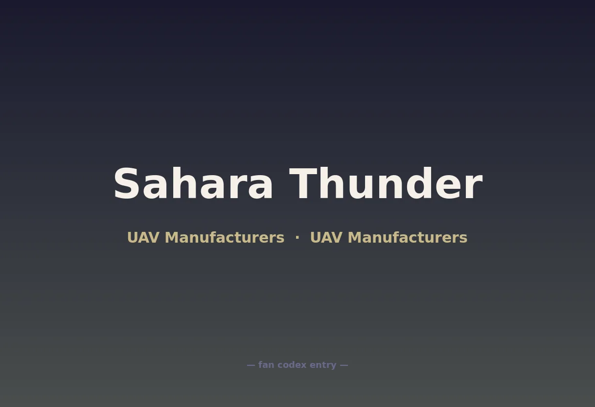 Sahara Thunder