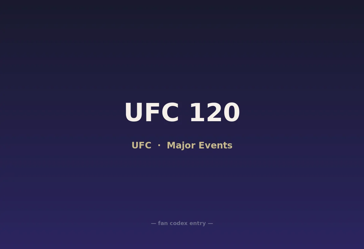 UFC 120