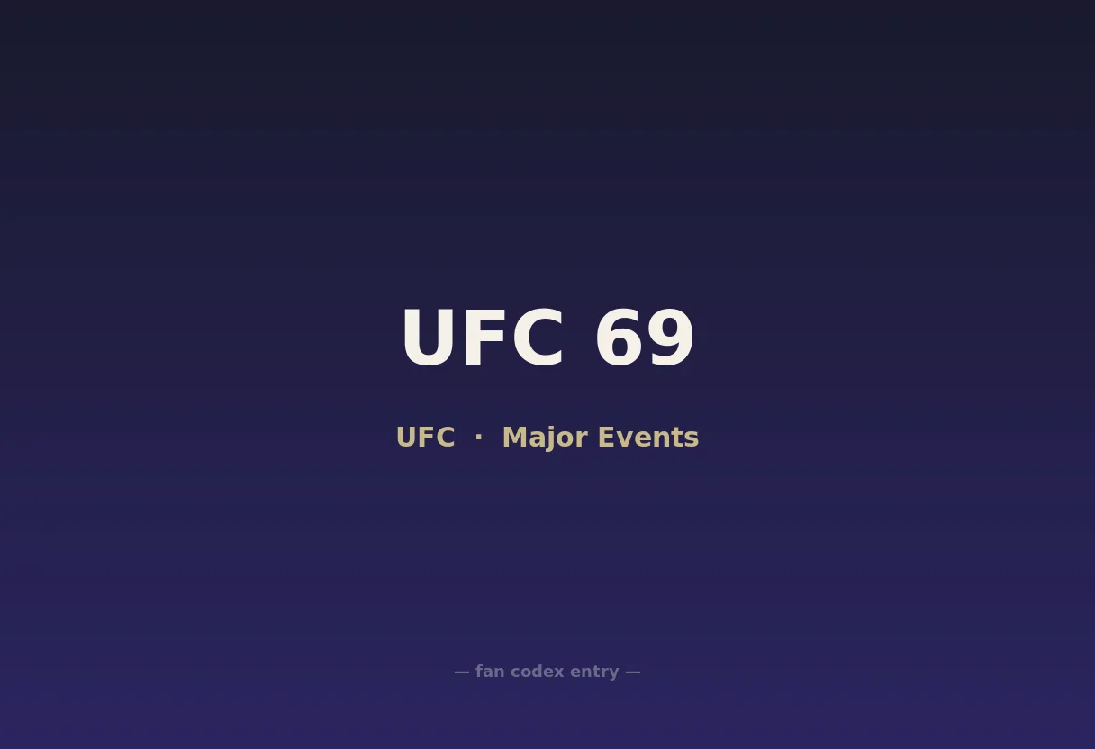 UFC 69
