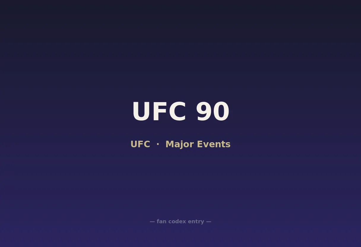 UFC 90