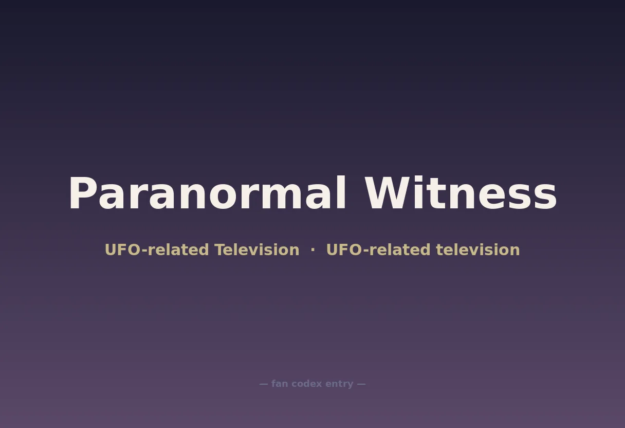 Paranormal Witness