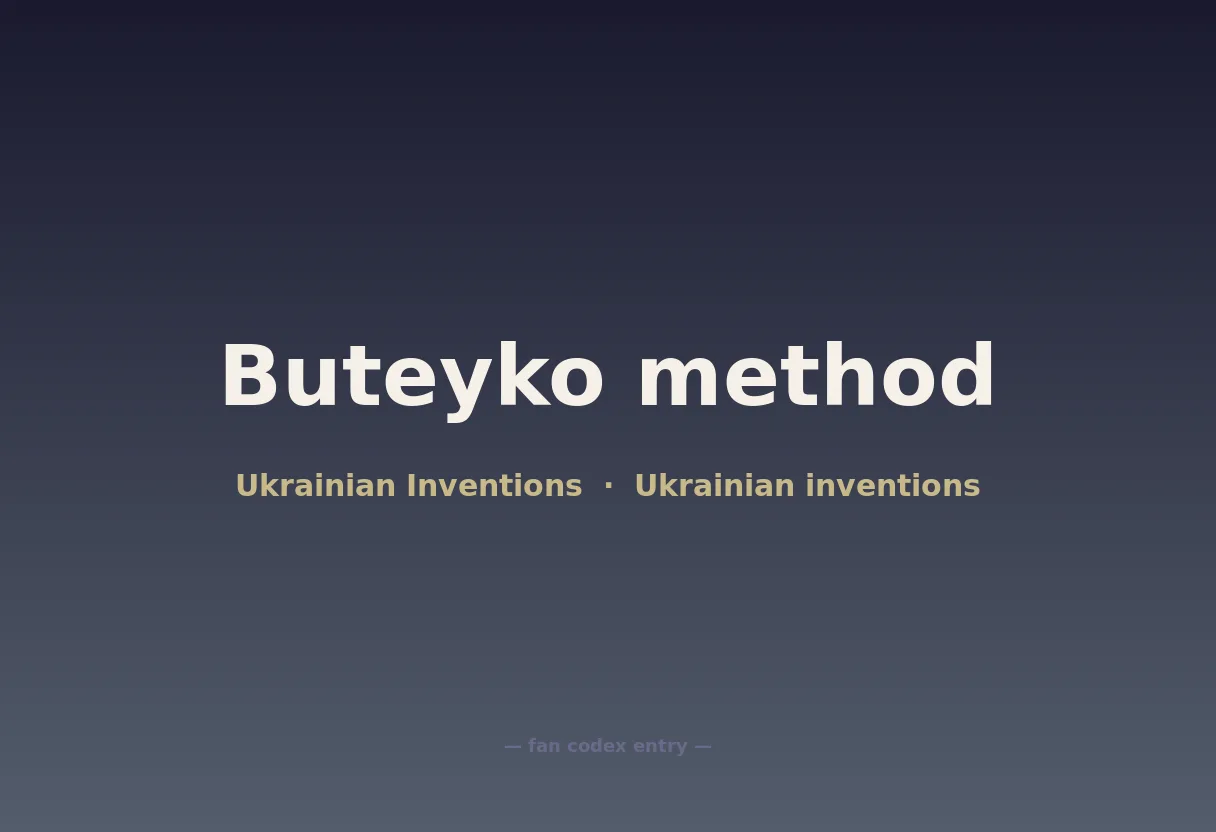 Buteyko method