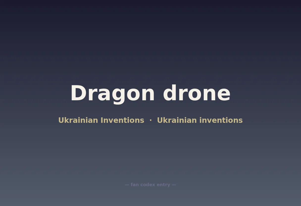 Dragon drone