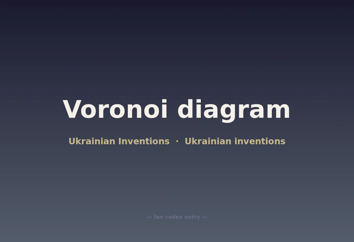 Voronoi diagram