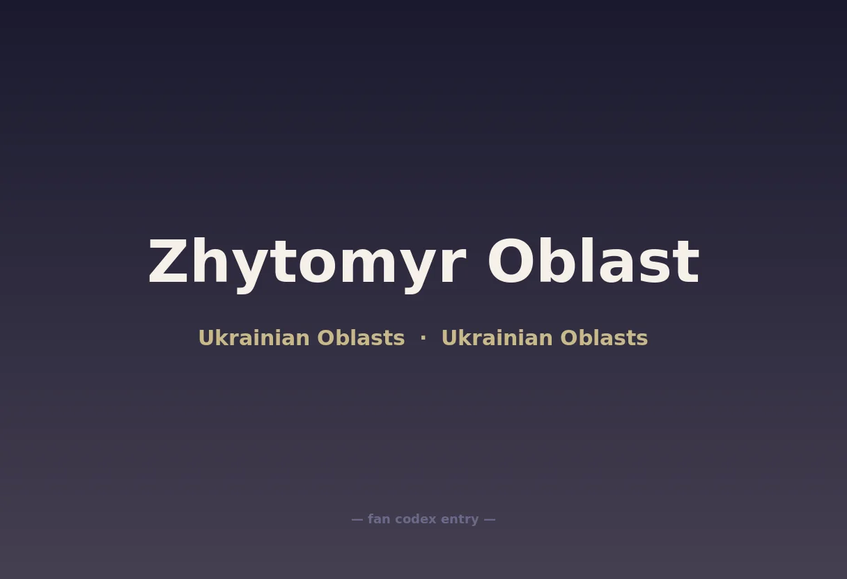 Zhytomyr Oblast