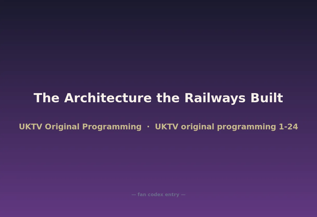 The Architecture the Railways Built