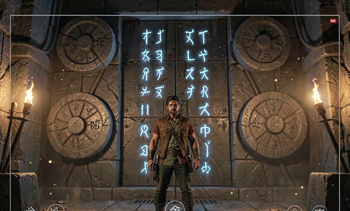 Puzzle Door Mechanism