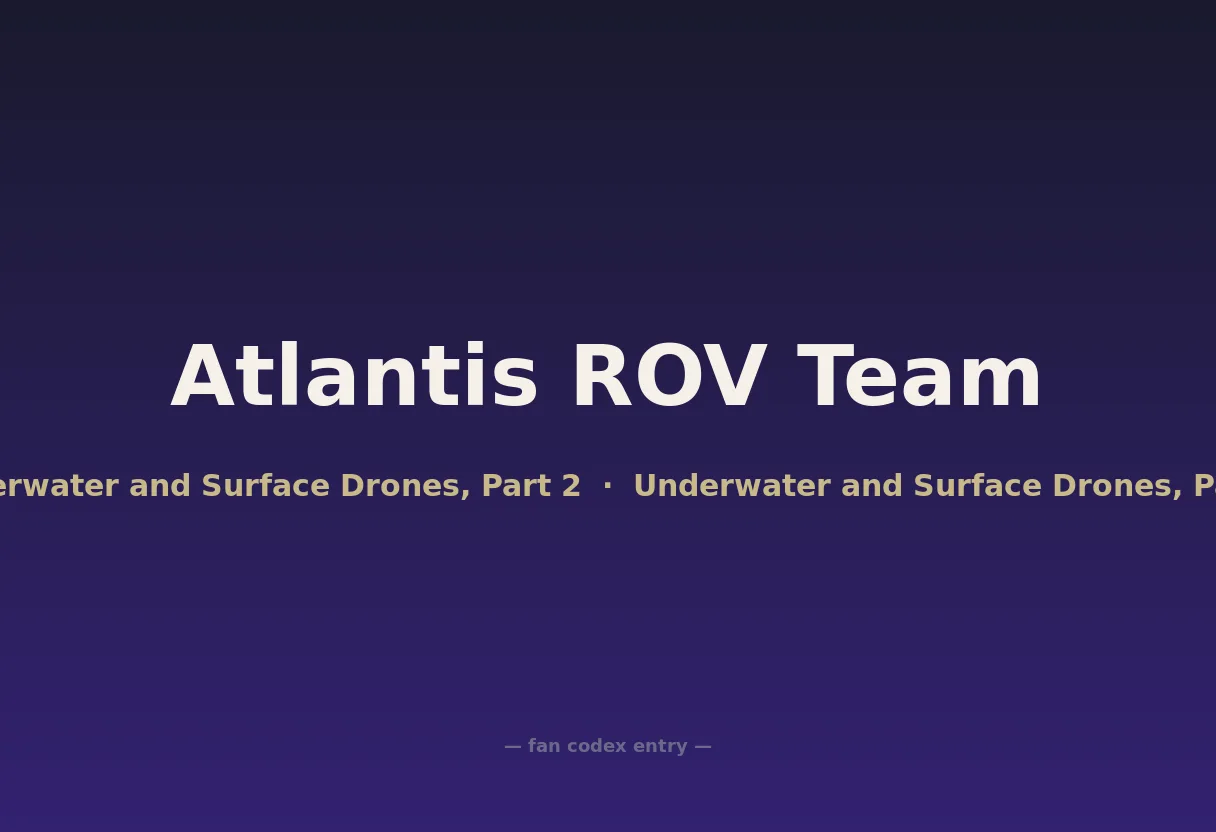 Atlantis ROV Team