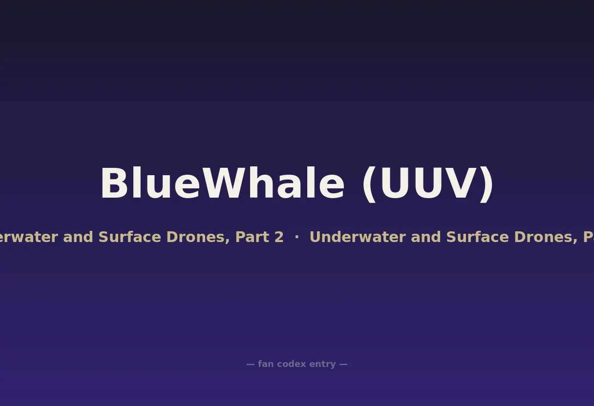 BlueWhale (UUV)