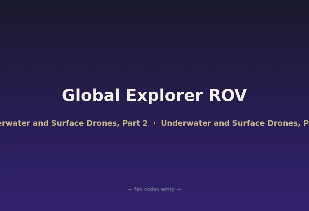 Global Explorer ROV