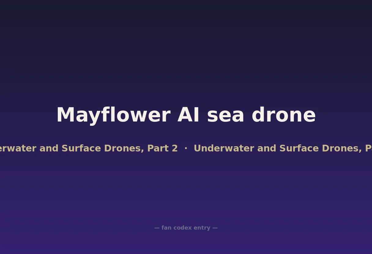 Mayflower AI sea drone