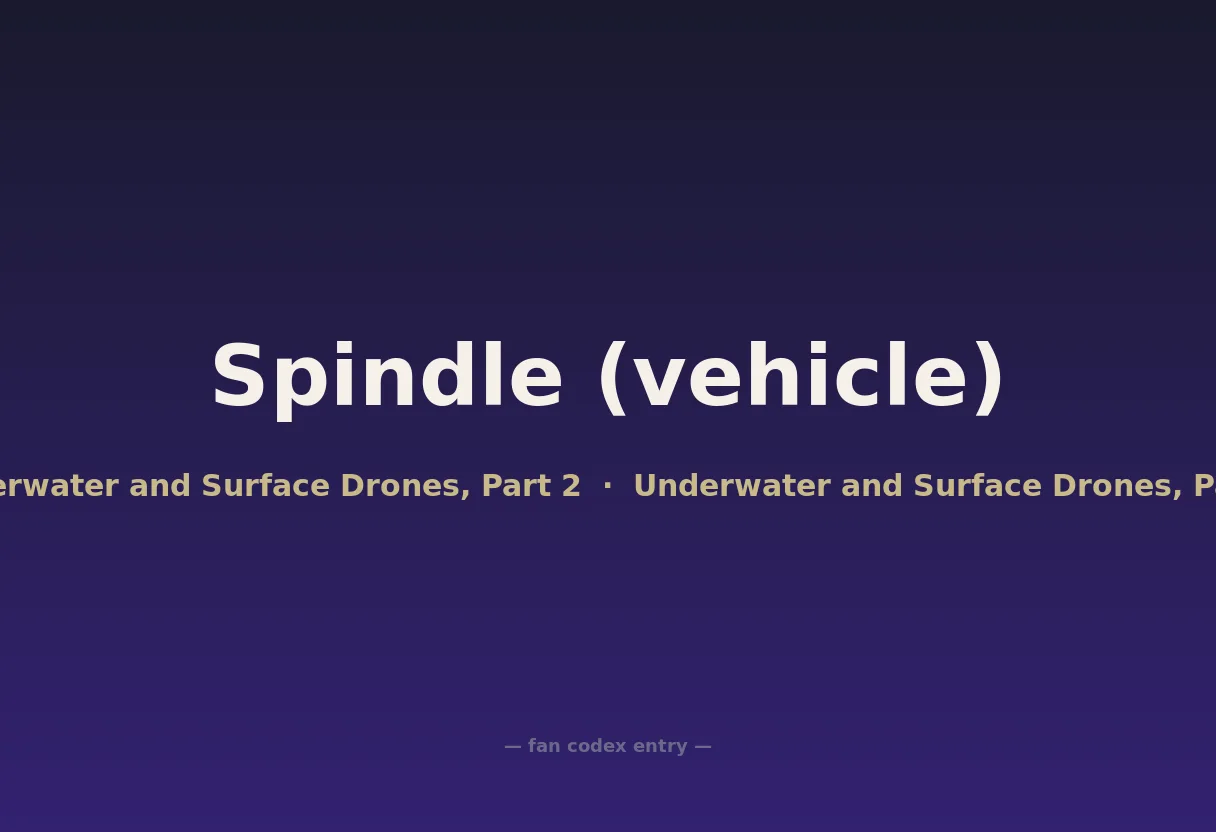 Spindle (vehicle)