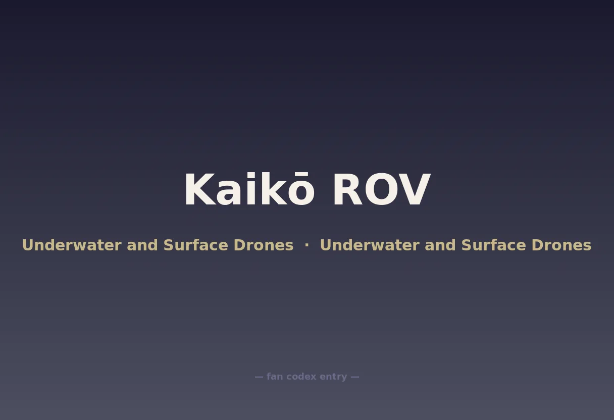 Kaikō ROV