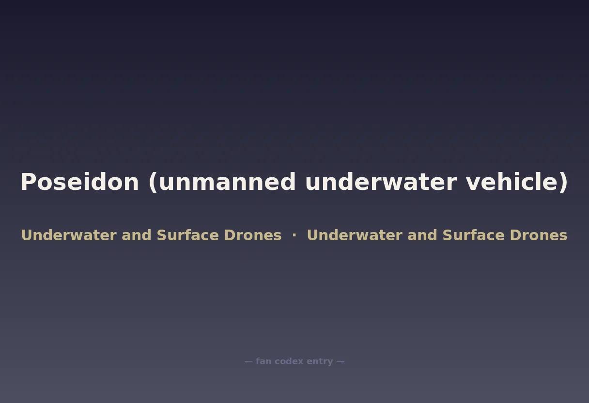 Poseidon (unmanned underwater vehicle)