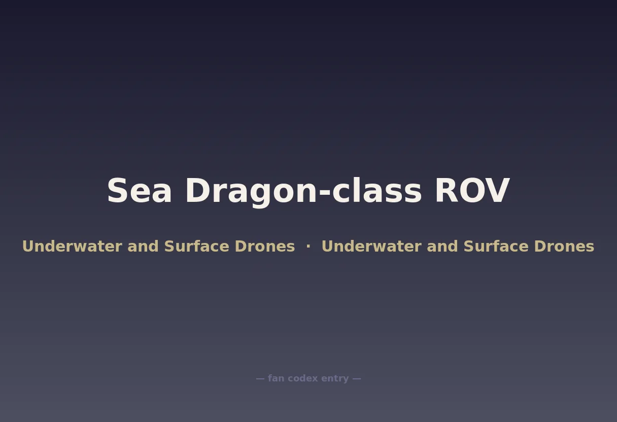 Sea Dragon-class ROV