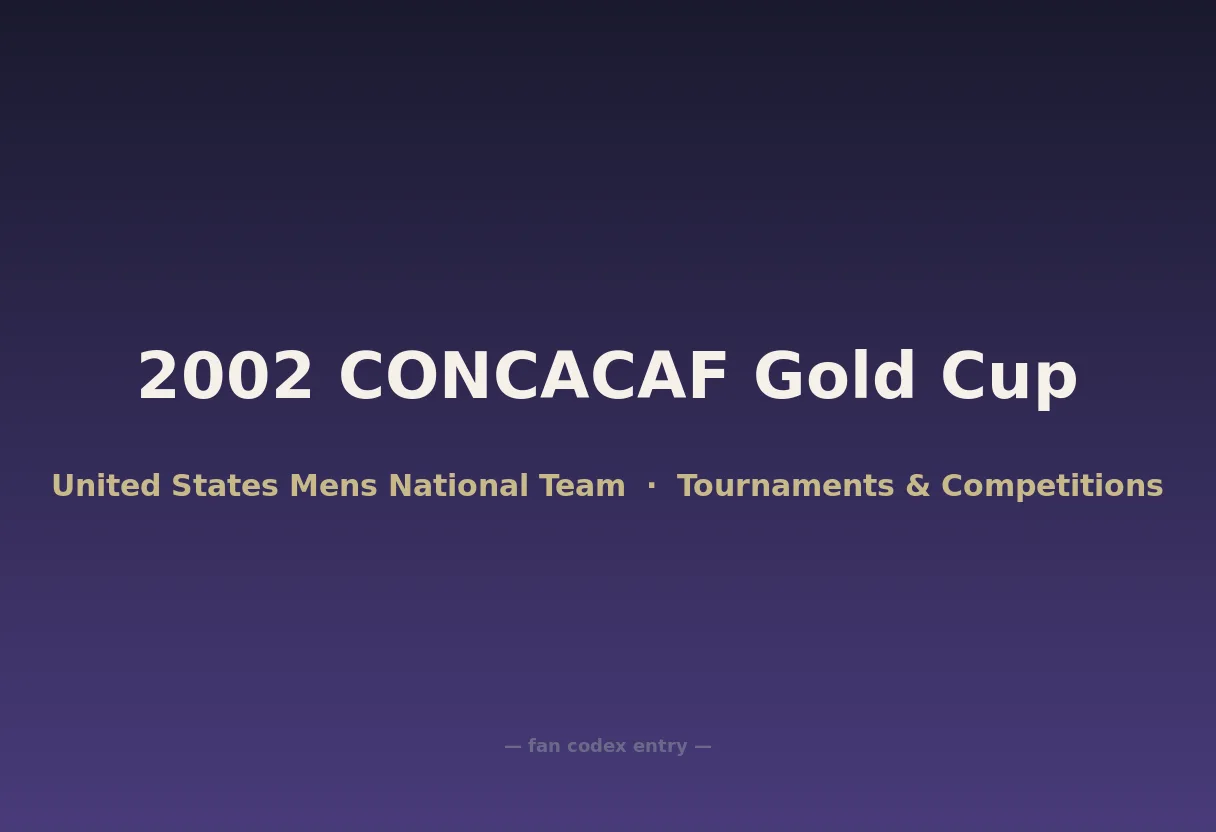 2002 CONCACAF Gold Cup