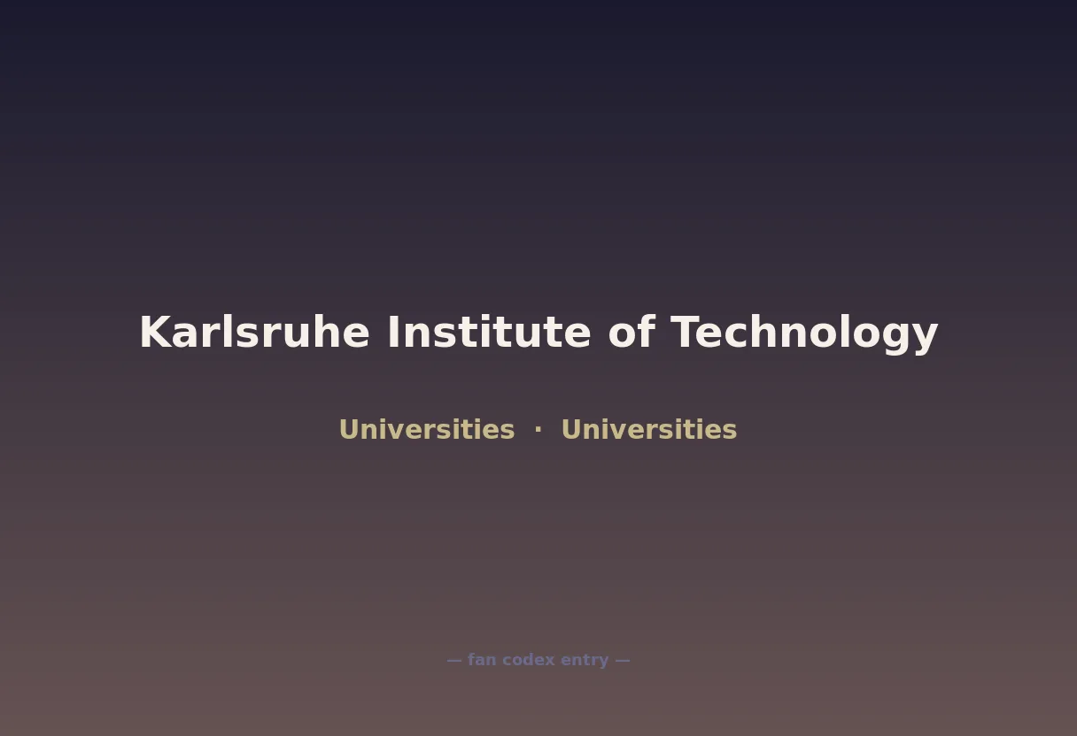 Karlsruhe Institute of Technology