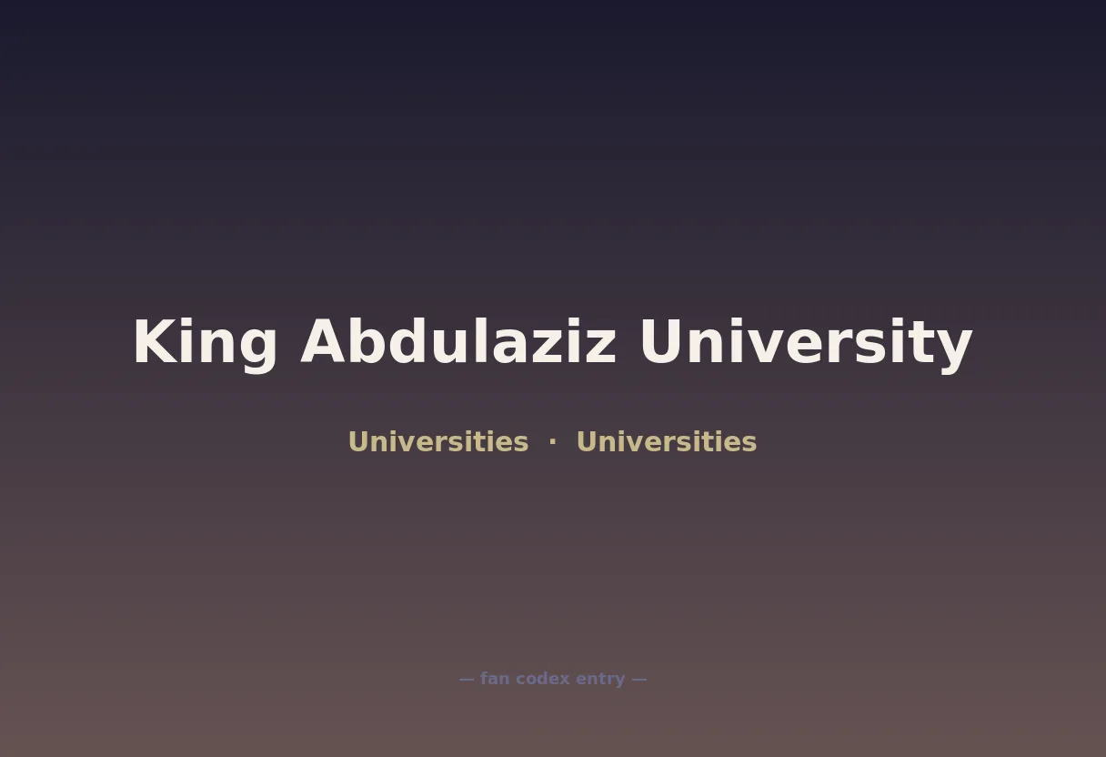 King Abdulaziz University