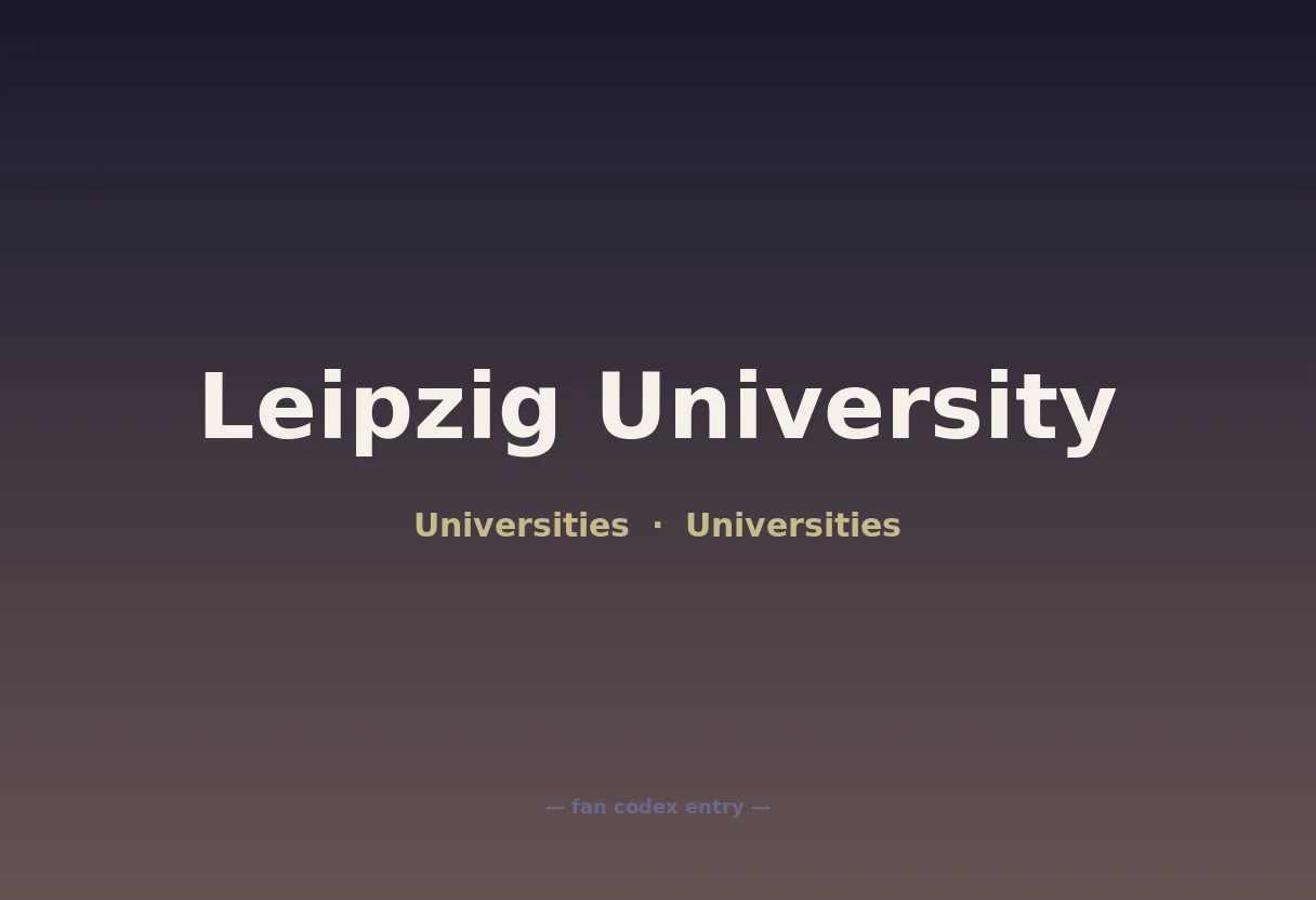 Leipzig University