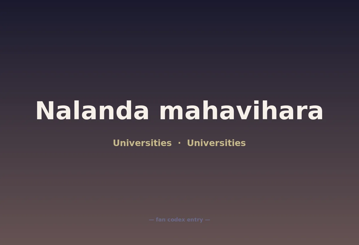 Nalanda mahavihara