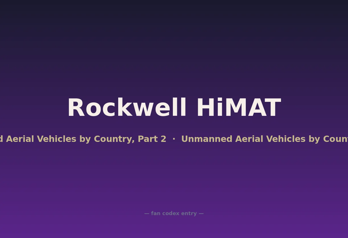 Rockwell HiMAT
