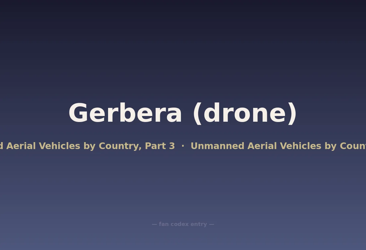 Gerbera (drone)