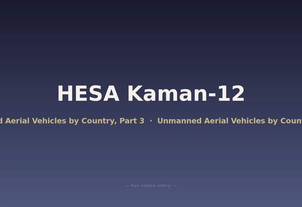 HESA Kaman-12