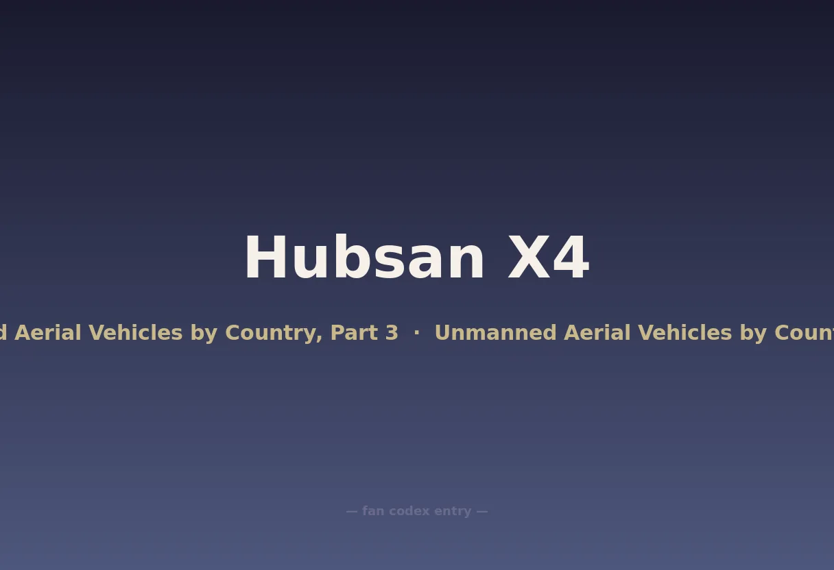 Hubsan X4