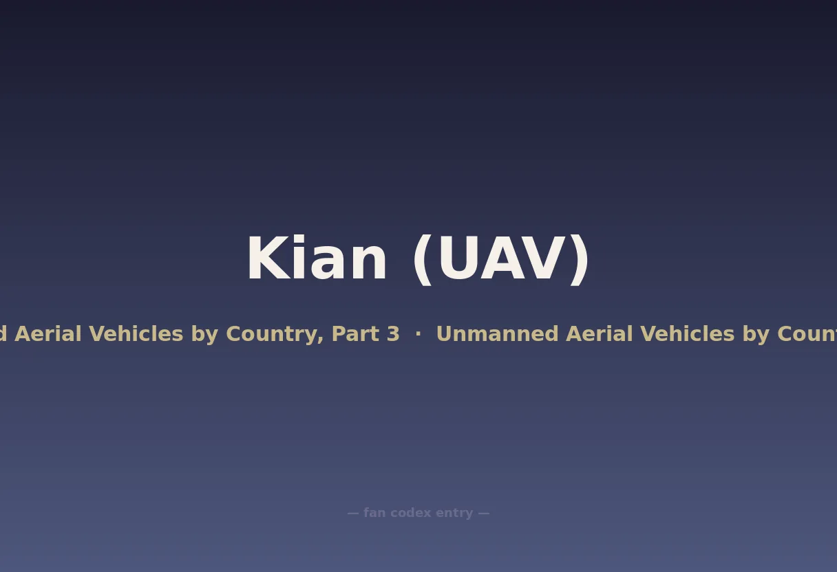 Kian (UAV)
