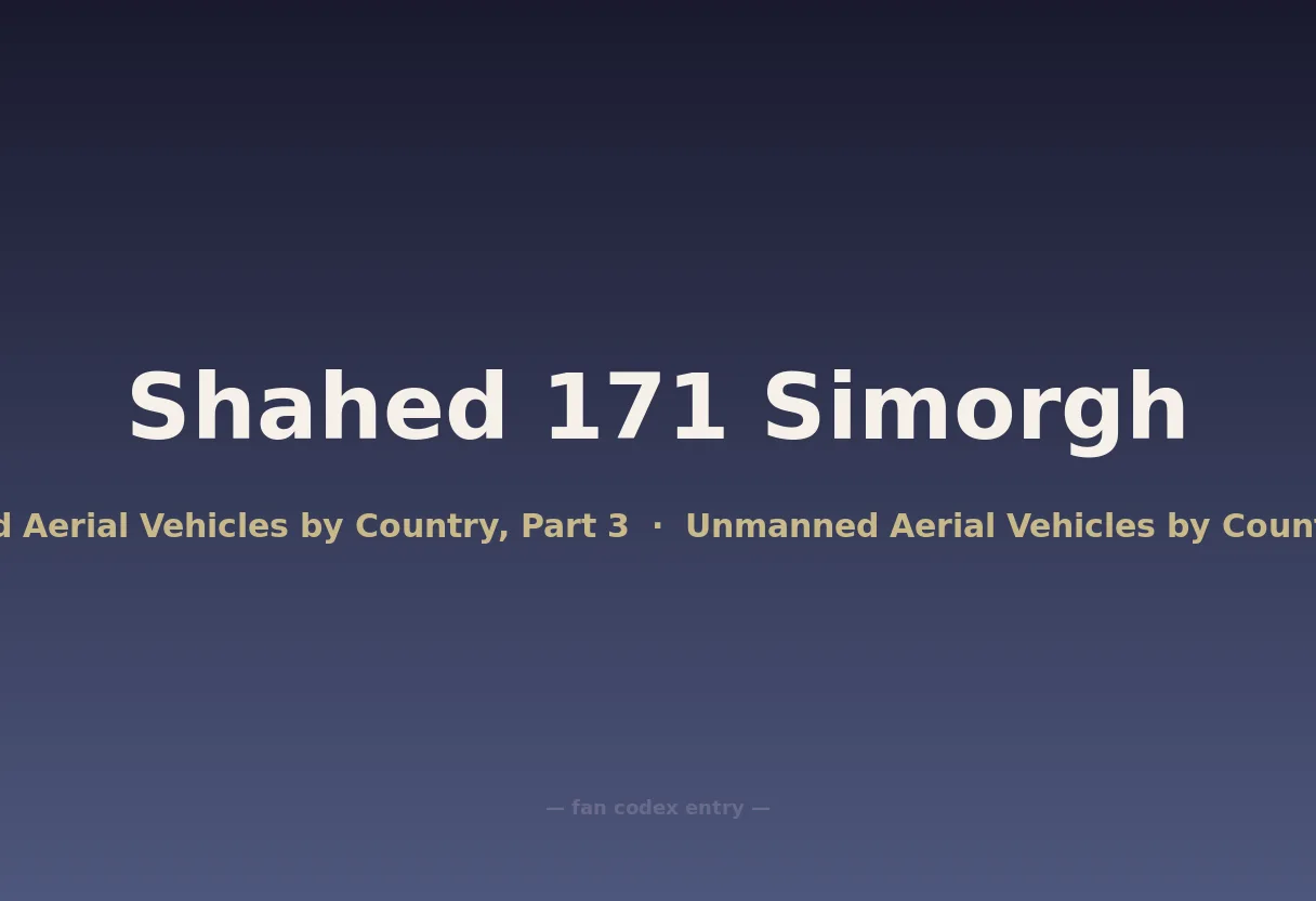 Shahed 171 Simorgh