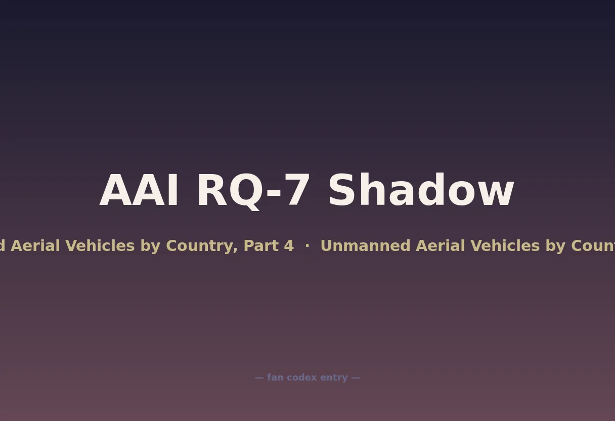 AAI RQ-7 Shadow