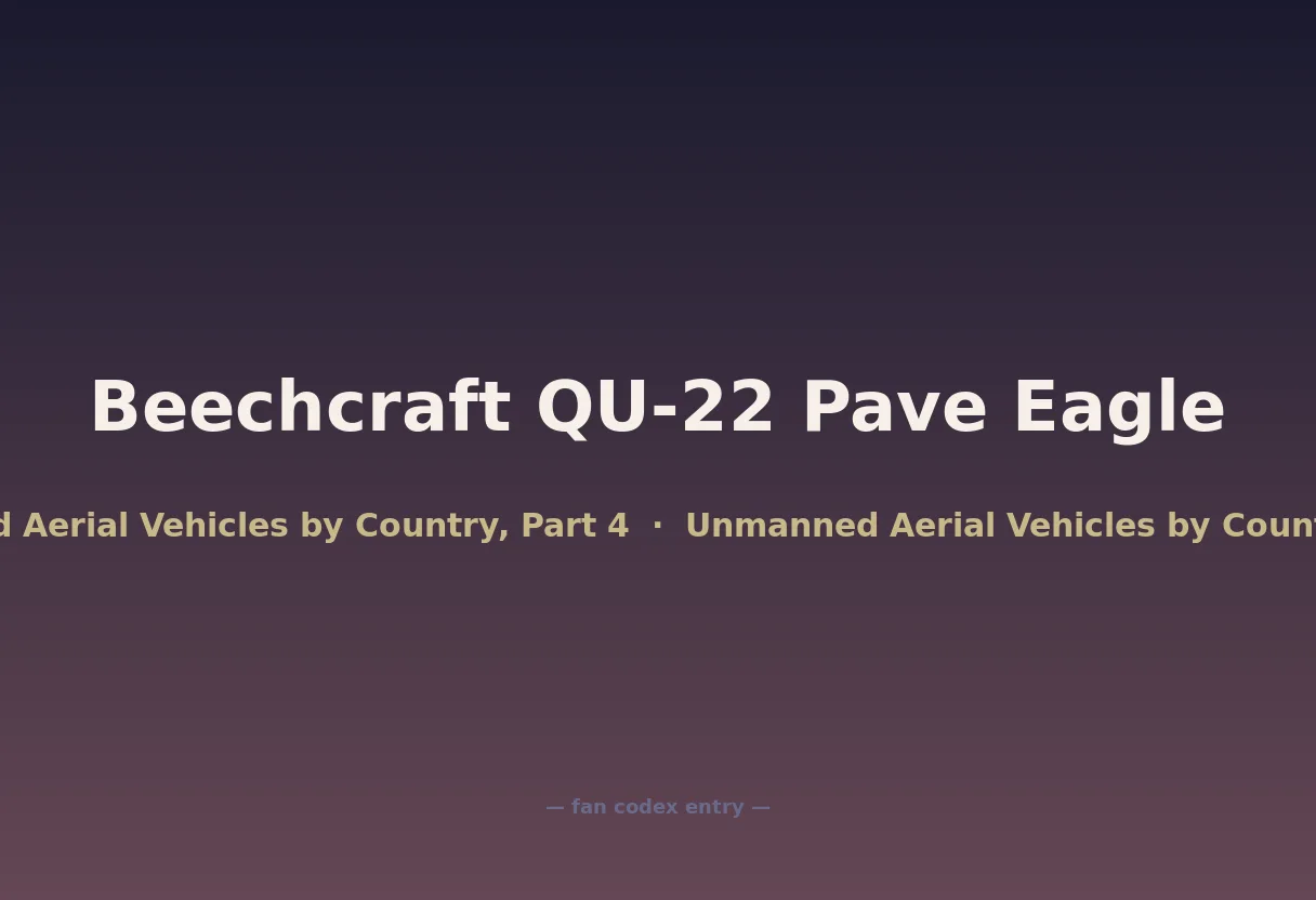 Beechcraft QU-22 Pave Eagle