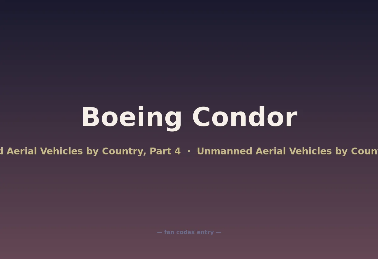 Boeing Condor