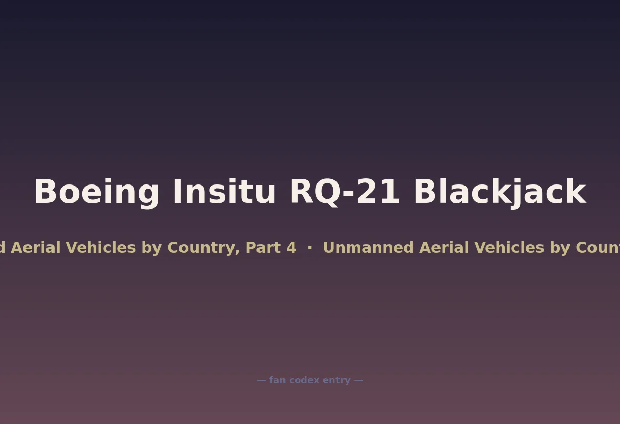 Boeing Insitu RQ-21 Blackjack