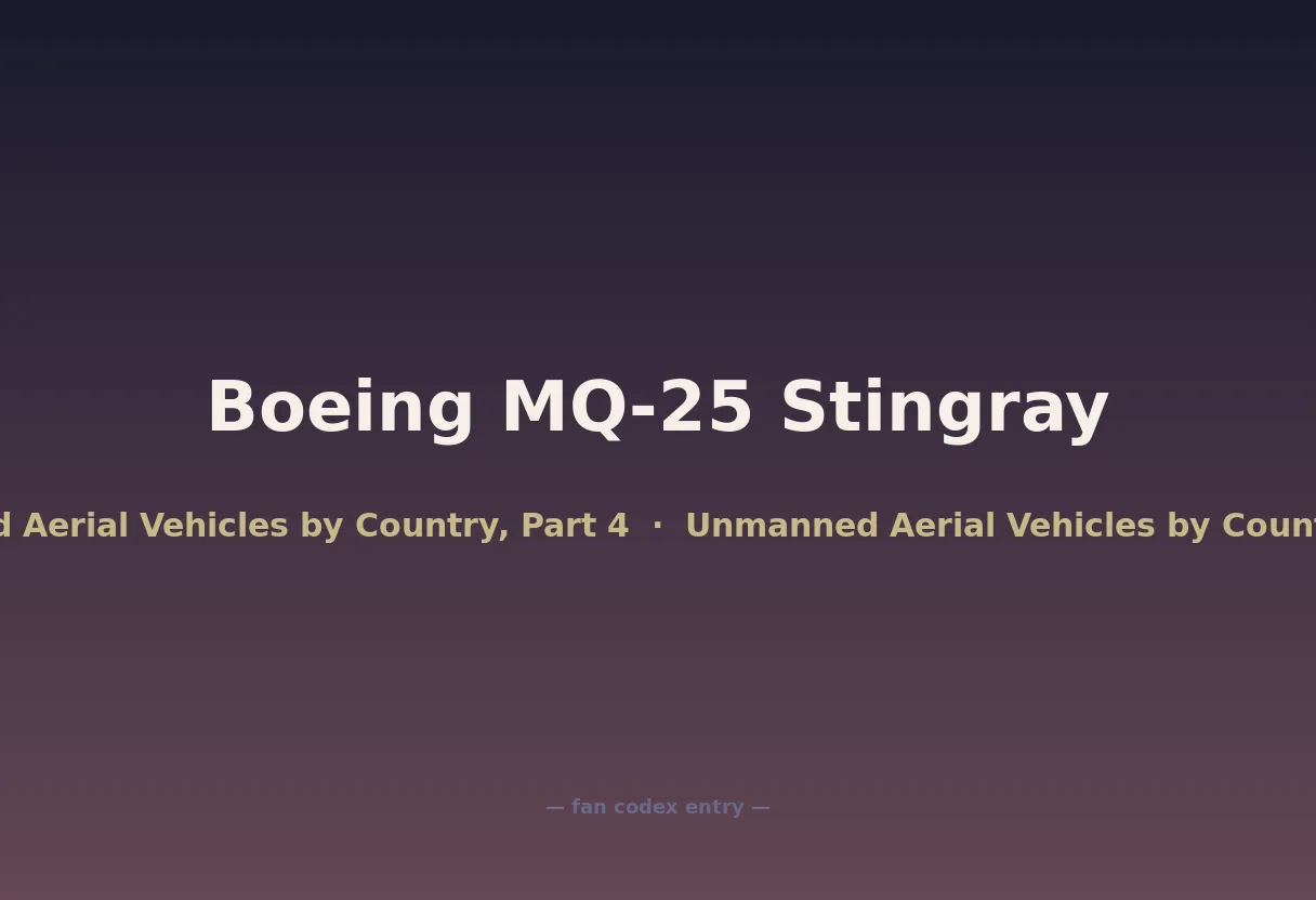 Boeing MQ-25 Stingray