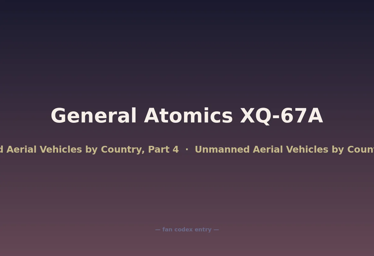 General Atomics XQ-67A