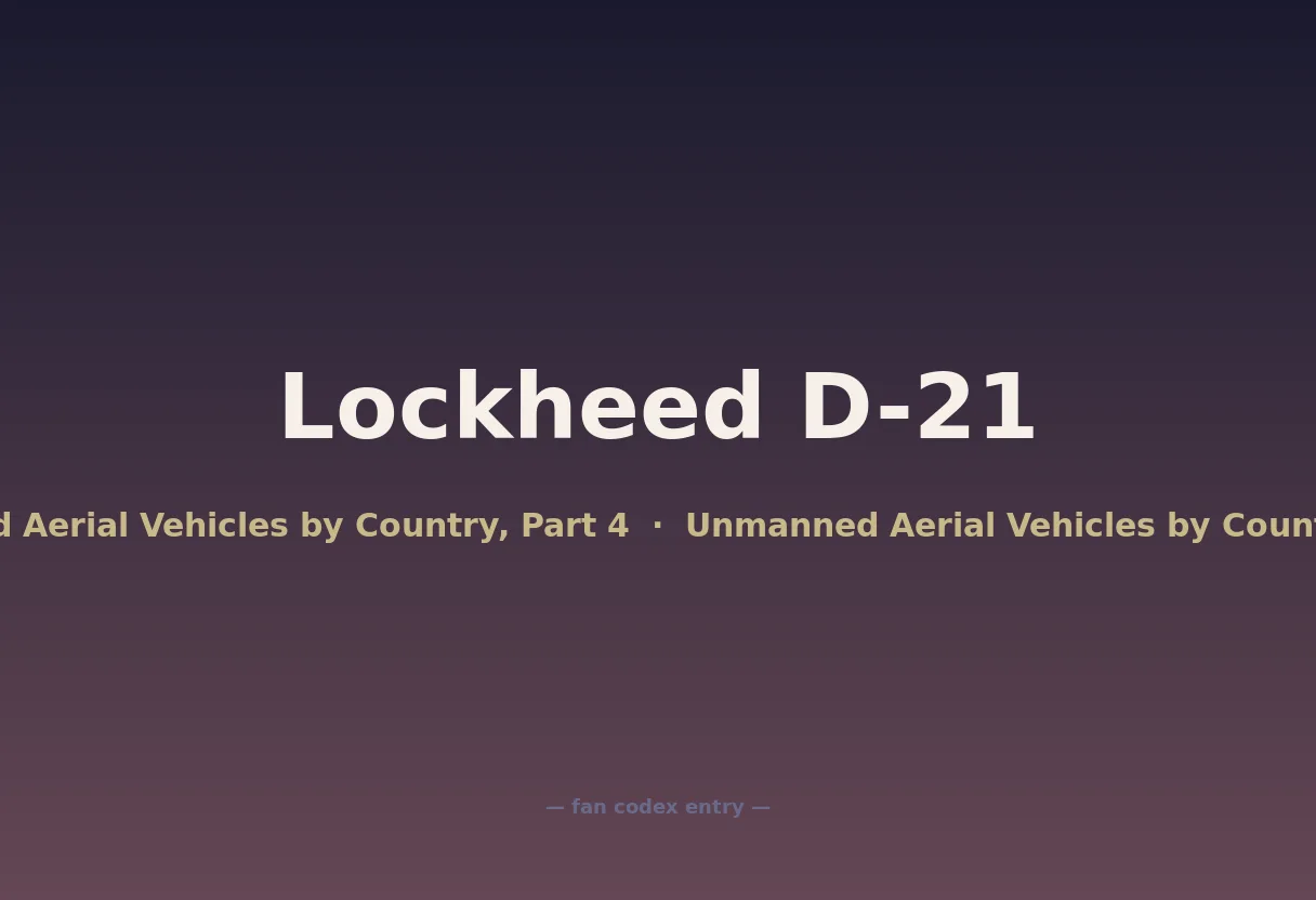 Lockheed D-21