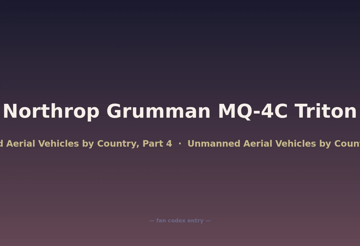 Northrop Grumman MQ-4C Triton