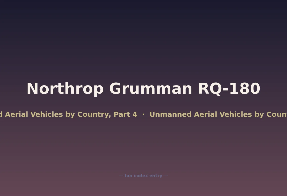Northrop Grumman RQ-180