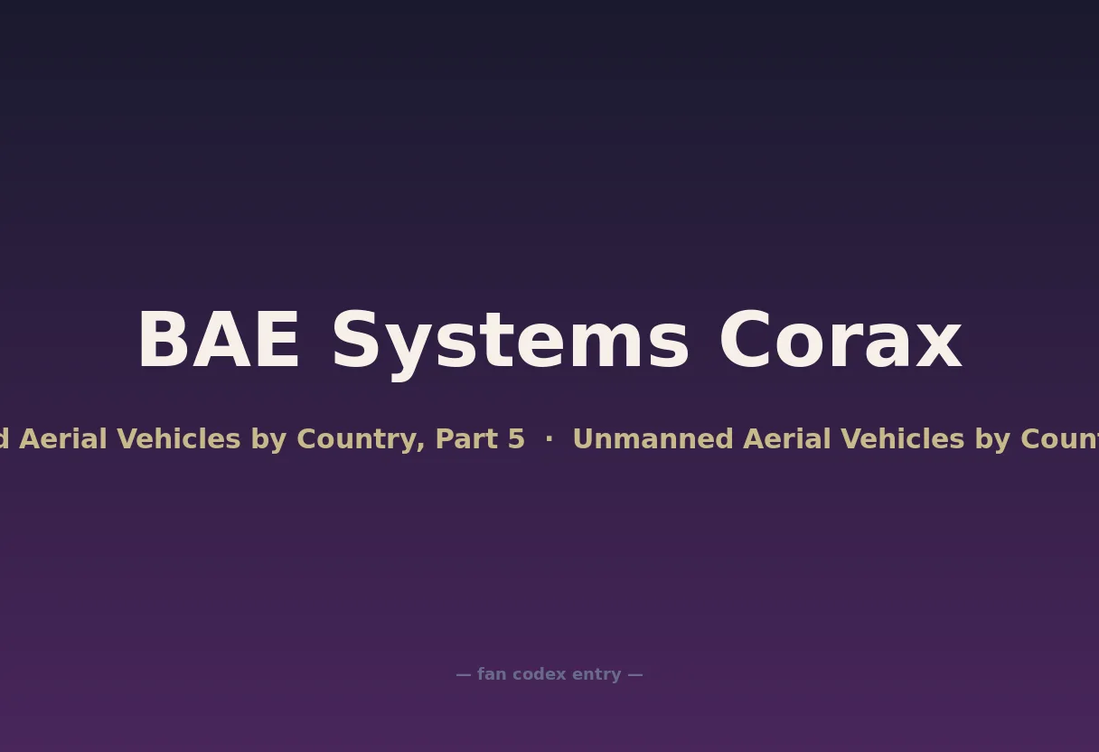 BAE Systems Corax