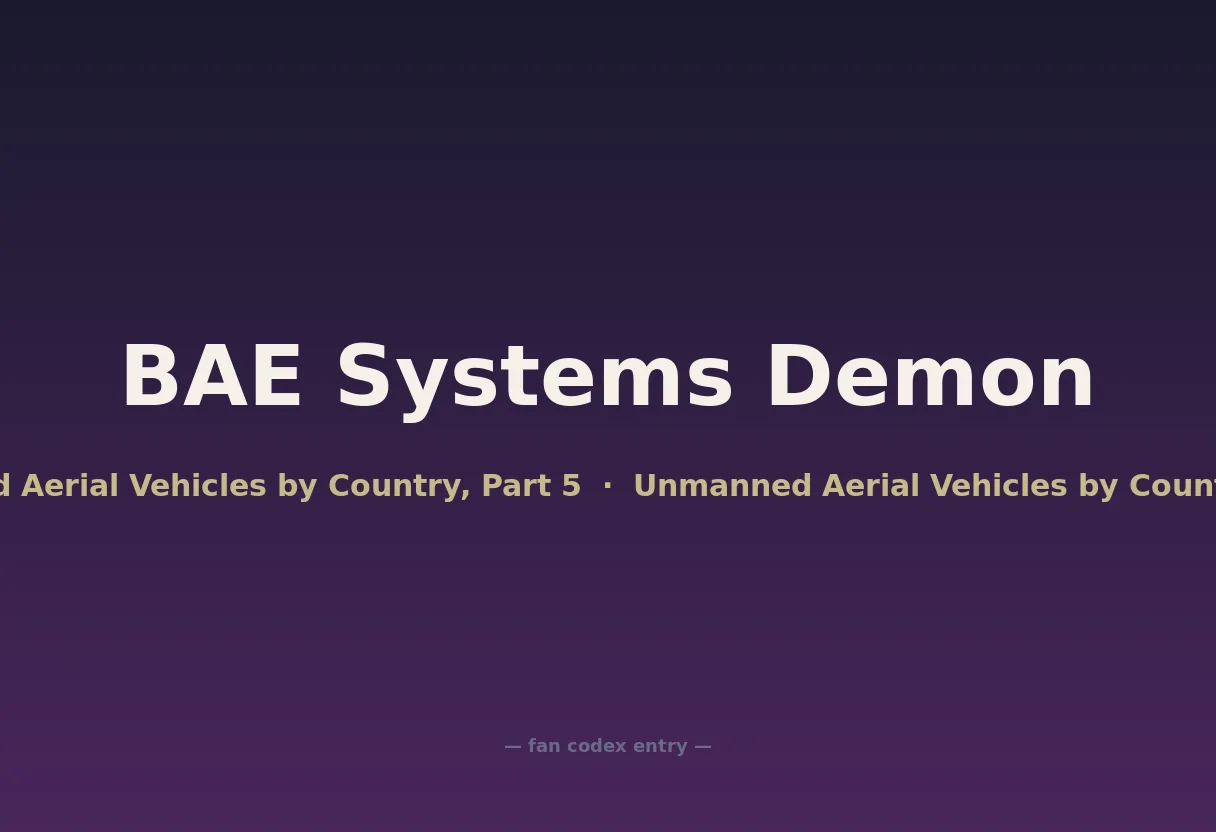 BAE Systems Demon