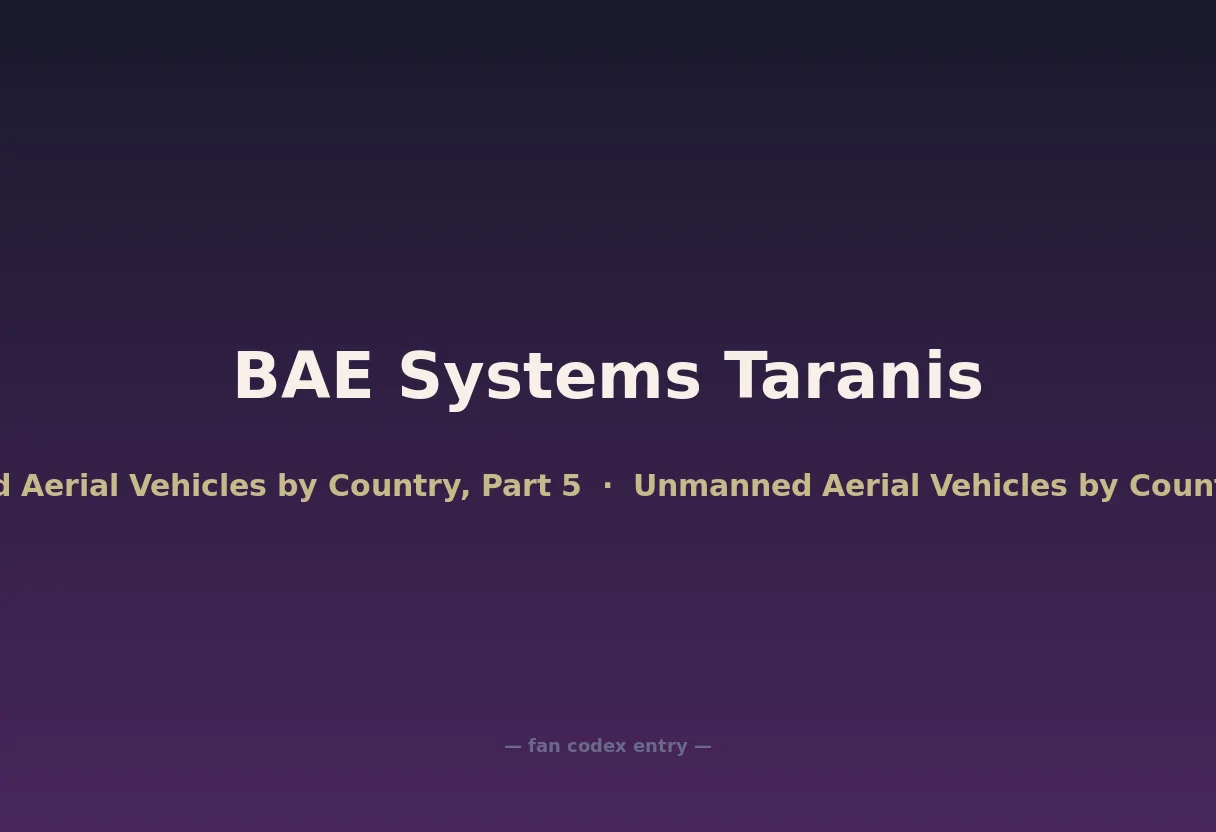 BAE Systems Taranis