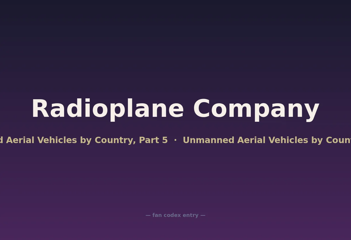 Radioplane Company