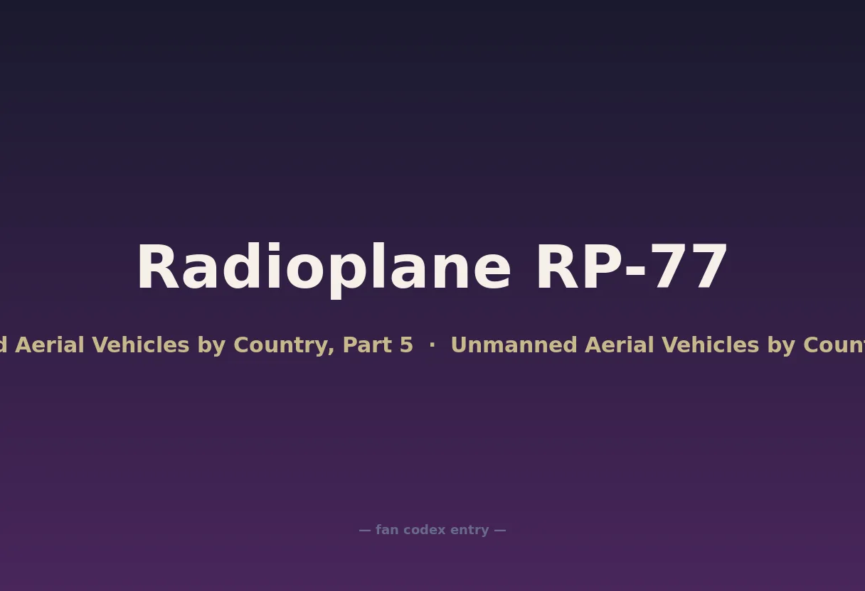 Radioplane RP-77