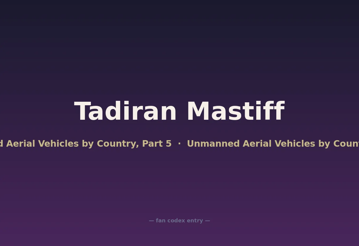 Tadiran Mastiff