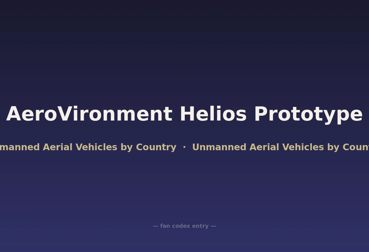 AeroVironment Helios Prototype